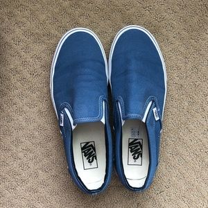Navy slip on vans